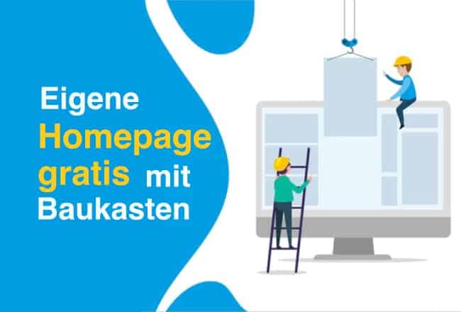 Website Kostenlos Erstellen Homepage Baukasten Gratis