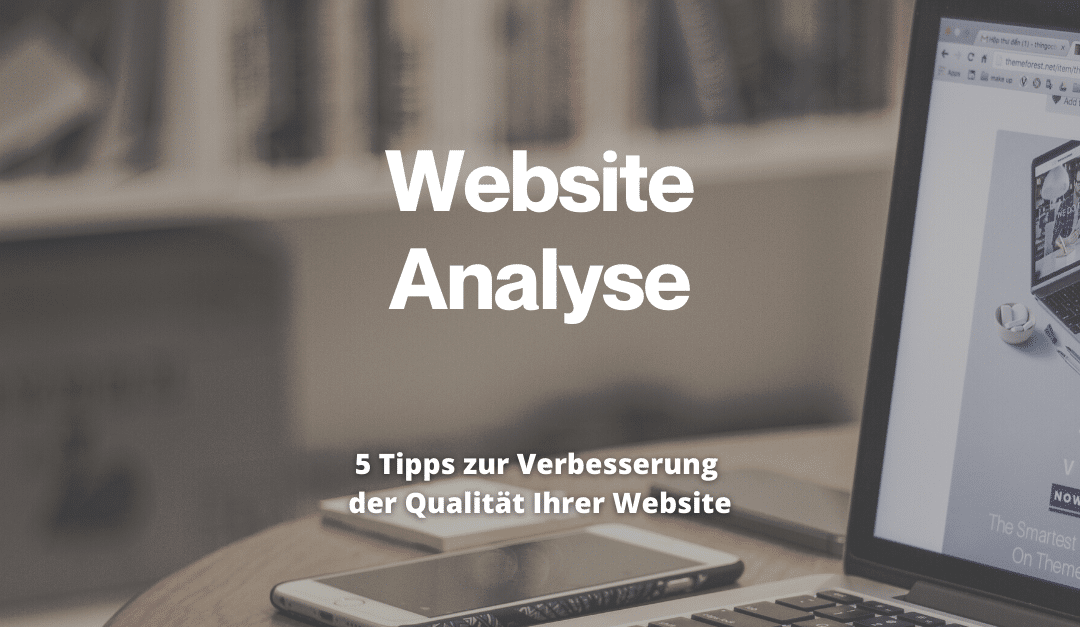 Website Analyse – gute Website – Kennzeichen