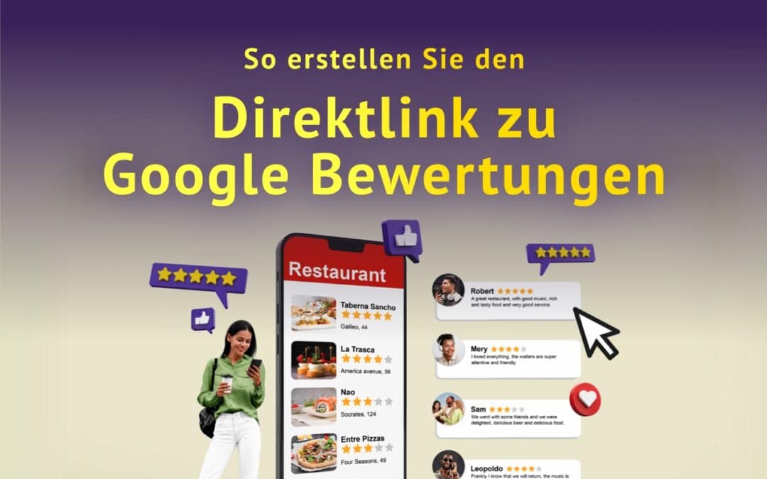 So erstellen Sie den Direktlink zu Google Bewertungen